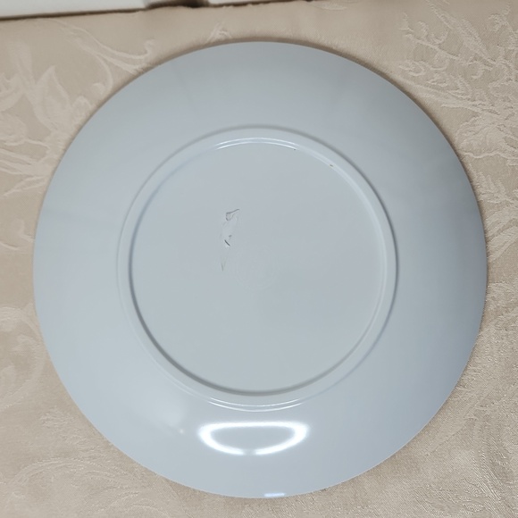 Tommy Hilfiger melamine plate set of 4 dinner and salad plate red white blue - Picture 10 of 14